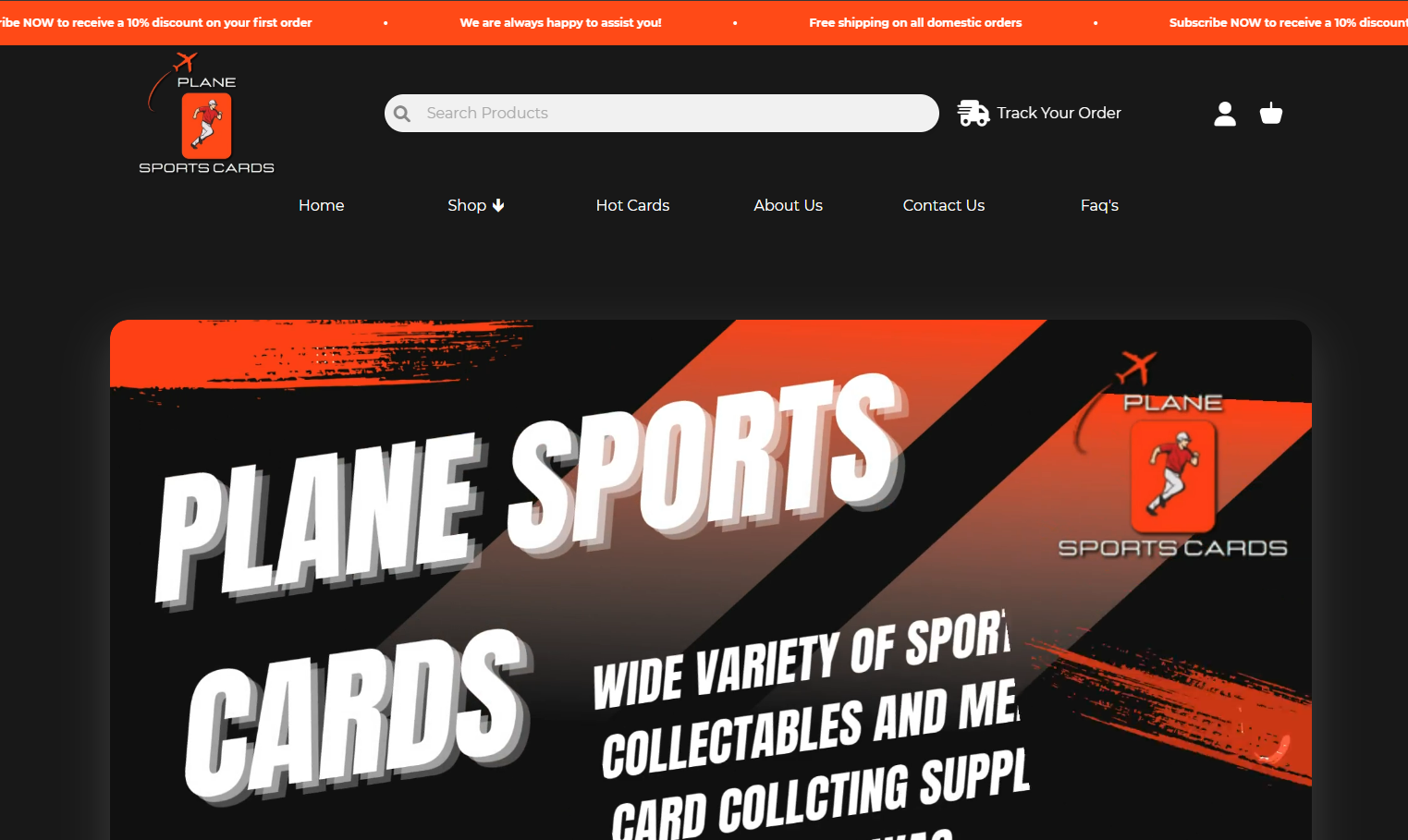 Plane Sports Cards – React Shop